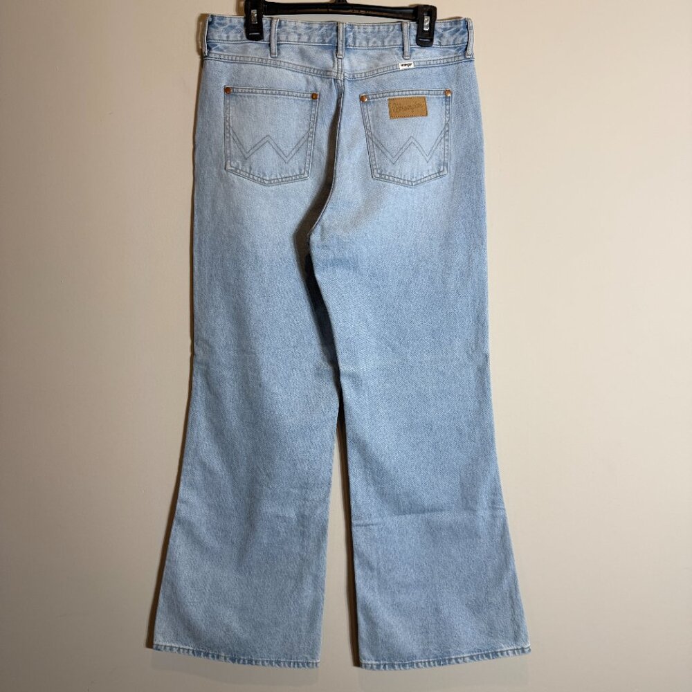 Wrangler Bonnie 683 Loose Flare High Rise Denim Jeans Women's 29x32 Blue NWOT - Picture 9 of 15
